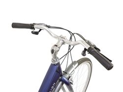 Raleigh Pioneer Tour Low Step Traditional Hybrid Bicycle - Grey/Blue 7 Thumbnail
