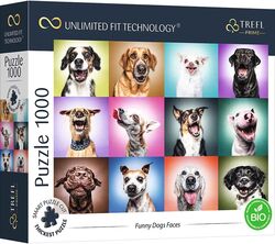 Trefl Funny Dog Faces Puzzle Adult - 1000 Pieces Thumbnail