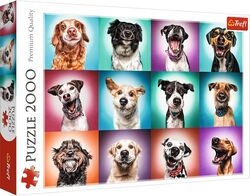 Trefl Funny Dog Portraits Puzzle Adults & Kids - 2000 Pieces Thumbnail