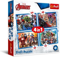 Trefl Marvel The Avengers Puzzle - 4in1 Thumbnail