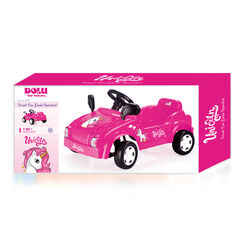Dolu Unicorn Kids Smart Car Ride On Toy, Pedal Operated - Pink 2 Thumbnail