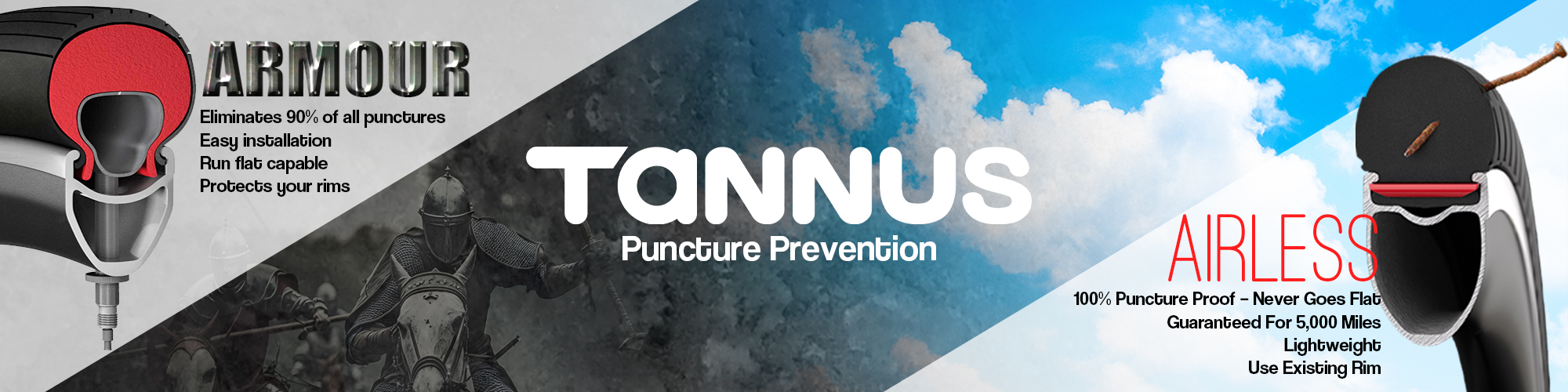 Tannus Armour and Airless Tyre Protection at E-Bikes Direct Outlet