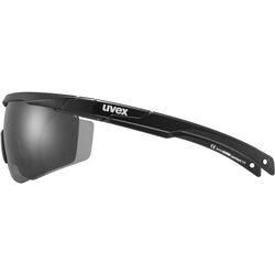 UVEX Sportstyle 117 Protective Cycling Goggle Glasses with 3 Lenses - Matt Black 2 Thumbnail