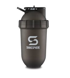 ShakeSphere Tumbler Bottle 700ml - Frosted Black/White 1 Thumbnail