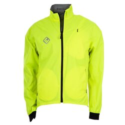 ETC Ladies Arid Verso Weatherproof Reflective Cycling Rain Jacket - Silver/Yellow 2 Thumbnail