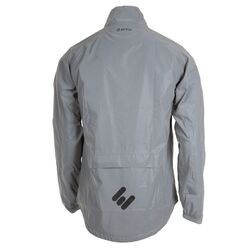 ETC Mens Arid Weatherproof Reflective Cycling Rain Jacket - Silver 1 Thumbnail