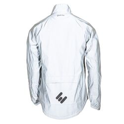 ETC Mens Arid Weatherproof Reflective Cycling Rain Jacket - Silver 3 Thumbnail