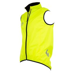 ETC Unisex Arid Showerproof Reflective Cycling Gilet - Yellow 2 Thumbnail