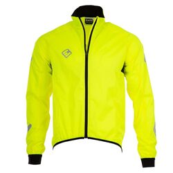 ETC Unisex Arid Weatherproof Reflective Cycling Rain Jacket - Yellow Thumbnail