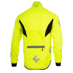 ETC Unisex Arid Weatherproof Reflective Cycling Rain Jacket - Yellow 1 Thumbnail