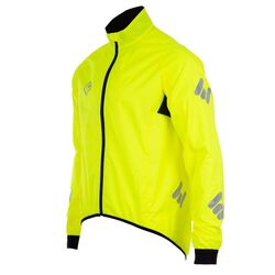 ETC Unisex Arid Weatherproof Reflective Cycling Rain Jacket - Yellow 2 Thumbnail