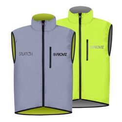 Gilet Mens Switch Silver/Yellow Thumbnail