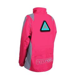 Proviz Nightrider Ladies Pink Hi-Viz Cycling Jacket Coat Waterproof 2 Thumbnail