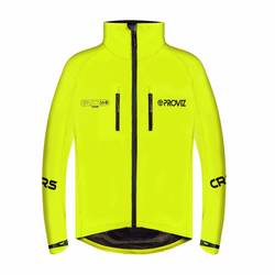 Proviz Reflect 360 CRS Mens Cycling Jacket Coat Yellow - 100% Reflective Waterproof Thumbnail