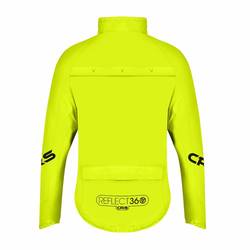 Proviz Reflect 360 CRS Mens Cycling Jacket Coat Yellow - 100% Reflective Waterproof 1 Thumbnail