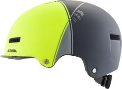 Alpina Grunerlokka Urban Bike Helmet, Be Visible - Yellow/Grey 1 Thumbnail