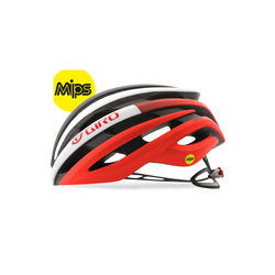 Giro Cinder MIPS Road Bike Helmet, 26 Wind Tunnel Vents - Matt Black/Red Thumbnail