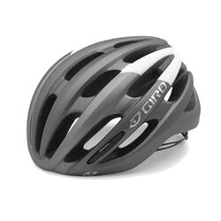 Giro Foray Road Cycling Helmet - Matt Titanium/White Thumbnail