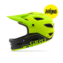 Giro Switchblade MIPS Full Face Dirt MTB Helmet with Visor, 20 Vents - Matt Lime/Black Thumbnail