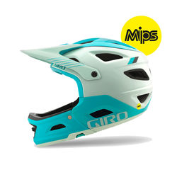 Giro Switchblade MIPS Full Face Dirt MTB Helmet with Visor, 20 Vents - Matt Mint Thumbnail
