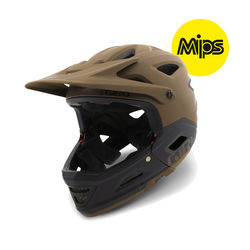 Giro Switchblade MIPS Full Face Dirt MTB Helmet with Visor, 20 Vents - Matt Walnut 1 Thumbnail