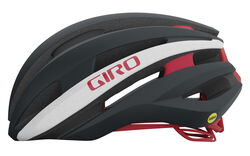 Giro Synthe MIPS II Road Cycling Helmet - Matt Portaro Grey/White/Red 2 Thumbnail