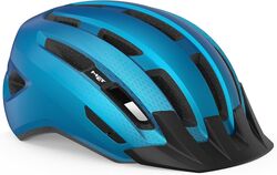 MET Downtown Helmet Medium/Large - Blue Thumbnail