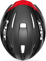 MET Strale Road Helmet Large - Metallic Black/Red 3 Thumbnail