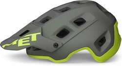 MET Terranova MTB Helmet - Grey/Lime 3 Thumbnail