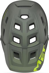 MET Terranova MTB Helmet - Grey/Lime 4 Thumbnail