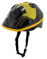 Batman Kids Safety Helmet 52-56cm - Black/Yellow 2 Thumbnail