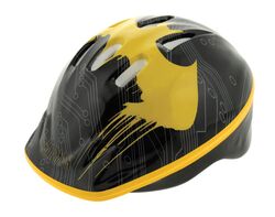 Batman Kids Safety Helmet 48-52cm - Black/Yellow Thumbnail