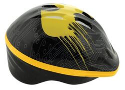 Batman Kids Safety Helmet 48-52cm - Black/Yellow 4 Thumbnail