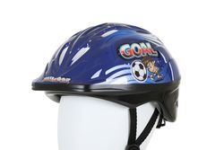 Bumper Goal Kids Boys Bike Safety Helmet with Cooling Vents - Blue Thumbnail