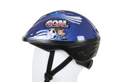 Bumper Goal Kids Boys Bike Safety Helmet with Cooling Vents - Blue 1 Thumbnail