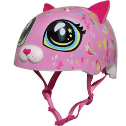 C-Preme Helmet Raskullz Astro Cat Toddlers Safety 48-52cm Pink Cycling Thumbnail