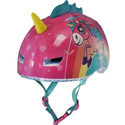 C-Preme Helmet Raskullz Lil Unicorn Horn Toddlers Safety 48-52cm Pink Thumbnail