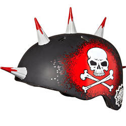 C-Preme™ Krash™ Jolly Roger Spikes Black Helmet Thumbnail