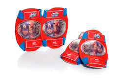 Dino Marvel Avengers Kids Red Knee And Elbow Pads Set Thumbnail