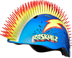 Razkullz Bolt Hawk Kids Scooter Skateboard Bike Helmet with EPS - 50 to 54cm Thumbnail
