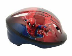 Spiderman Themed Kids Safety Helmet 48-54cm 2 Thumbnail