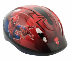 Spiderman Themed Kids Safety Helmet 48-54cm 1 Thumbnail