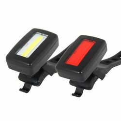 ETC FR45 COB LED Bike Front and Rear Light Twinset, USB Rechargeable Thumbnail