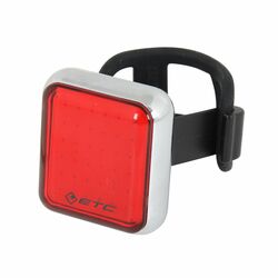 ETC Tauri 60 Lumen Waterproof Smart COB LED Rear Bike Light, USB Rechargeable Thumbnail