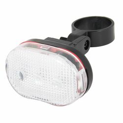 ETC White Bright 3 LED Front Bike Seatpost Clamp Light, Battery Operated Thumbnail