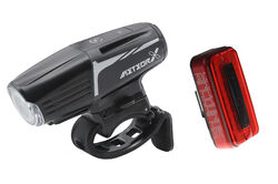 Moon Meteor X Auto + Arcturus Front and Rear Bike Light Set, Waterproof Thumbnail