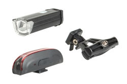 Raleigh RX 10 USB Rechargeable Front Rear LED Bike Light Set - 200/65Lm Thumbnail