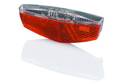 XLC Rear Carrier Taillight CLR17 2 LED Bike Light with Z-Reflector Thumbnail
