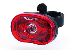 XLC Thebe Ultra Beamer Taillight Red LED Rear Bike Light - AAA Batteries Thumbnail