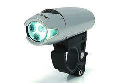 XLC Triton CLF03 High Beamer 3 White LED Front Bike Light - 2 Modes Thumbnail